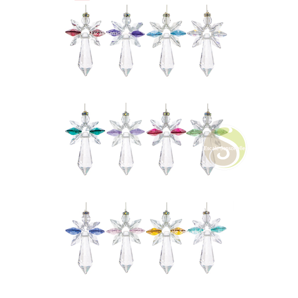 Archange gardien Swarovski cristal suspension feng shui