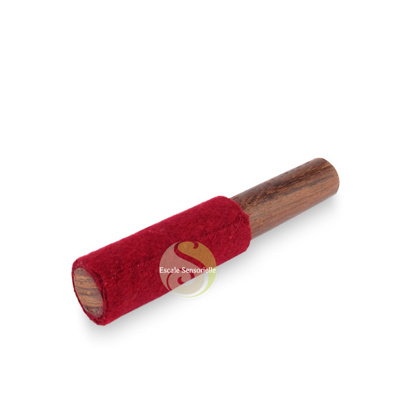 Bâton feutre bol chantant tibétain petit modèle (200 à 500g)