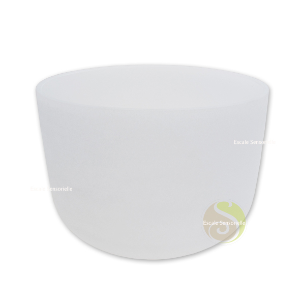 Bol givré chantant cristal chakra plexus solaire Note mi