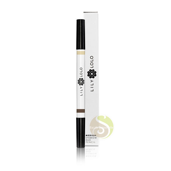 Crayon à sourcils 2 en 1 vegan Lily Lolo définir l'arcade sourcilière