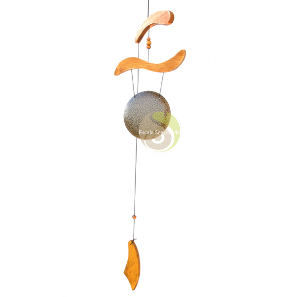 Carillon feng shui gong suspendu fabrication artisanale