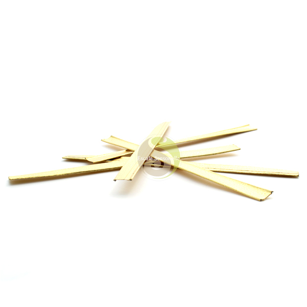 Clip attache sachet fermeture couleur doré 