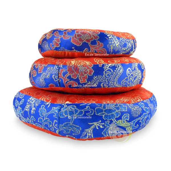 Coussin support bol tibétain chantant