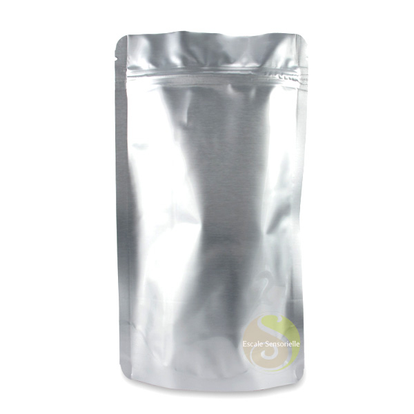 Sachet alimentaire doypack zip 500ml argent emballage conservation rangement