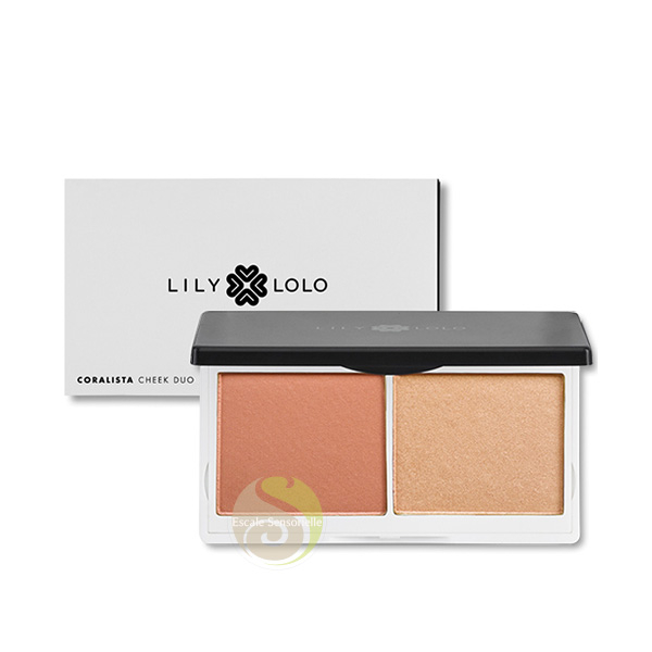 Fards à joues blush cheek duo Lily Lolo vegan nourrit et hydrate