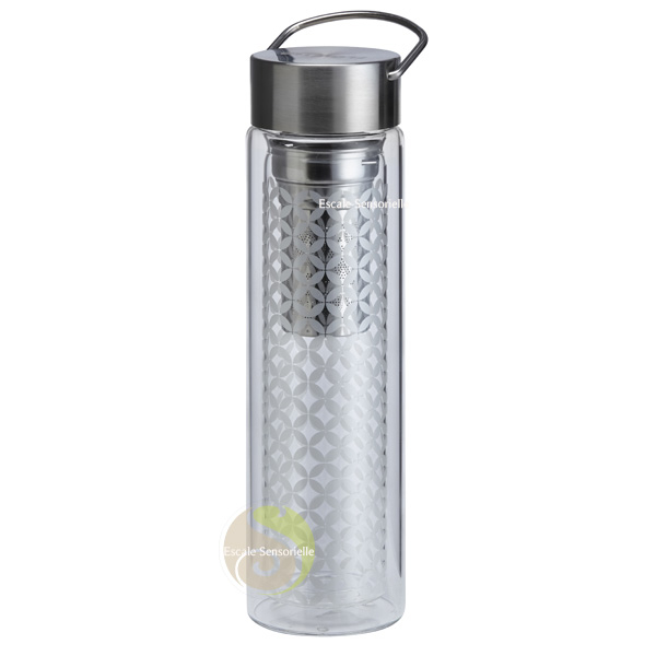 Tisanière Flowtea Teaeve nomade Mai lin verre double paroi