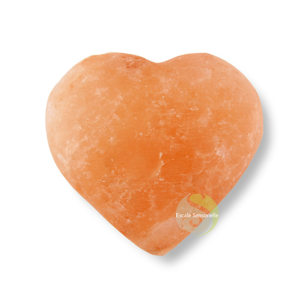 Cœur de sel rose de l'Himalaya gommage exfoliant naturel