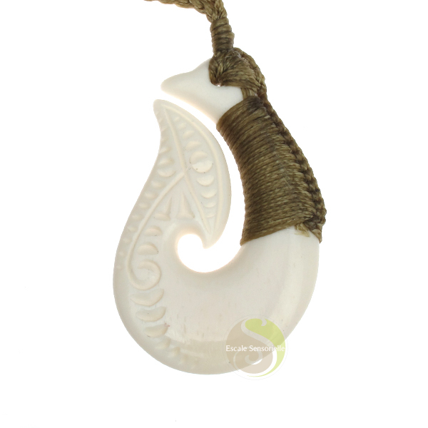 Hook fish hameçon hei matau Maori art tribal bijoux