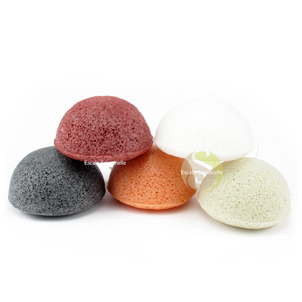 Éponge konjac naturelle kongy pour chaque type de peau