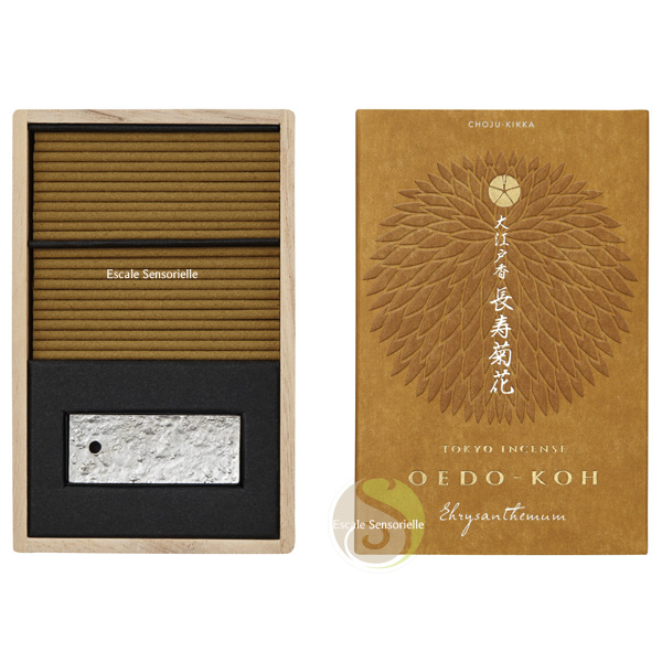 Encens chrysanthème Oedo-Koh au parfum de fleur jaune