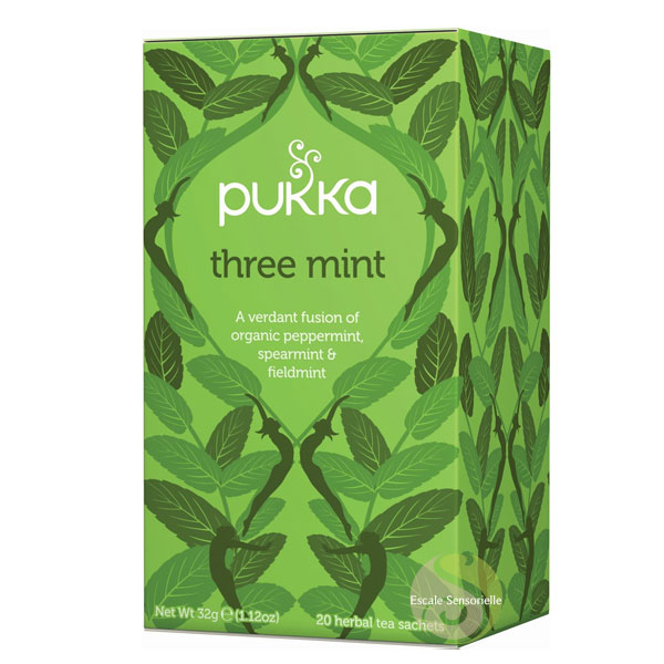 Pukka tisane bio 3 menthes infusion ayurvédique
