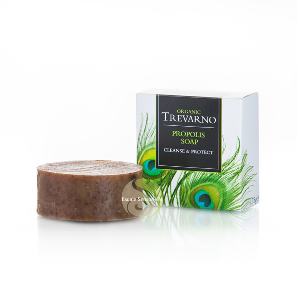 Savon Bio propolis TREVARNO répare problèmes de peau, crevasses, pied d’athlète 