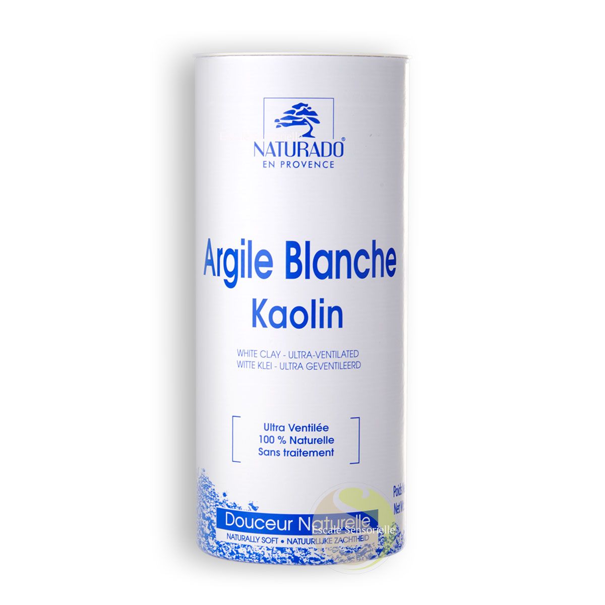 Argile blanche kaolin bio ultra ventilée adoucit et purifie la peau