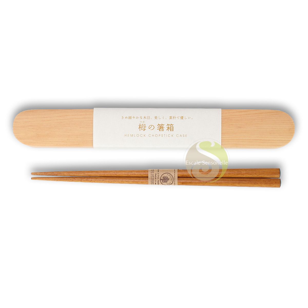 Hemlock chopstick case made in Japan protection and storage