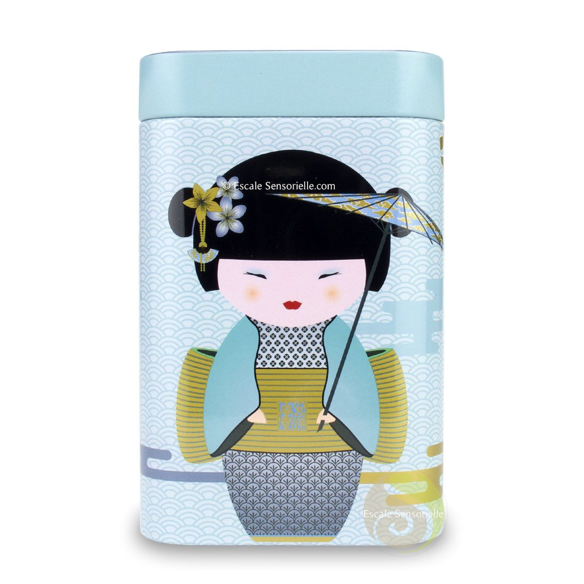 Boite à thé geisha petrol 100g teaeve Eigenart France achat