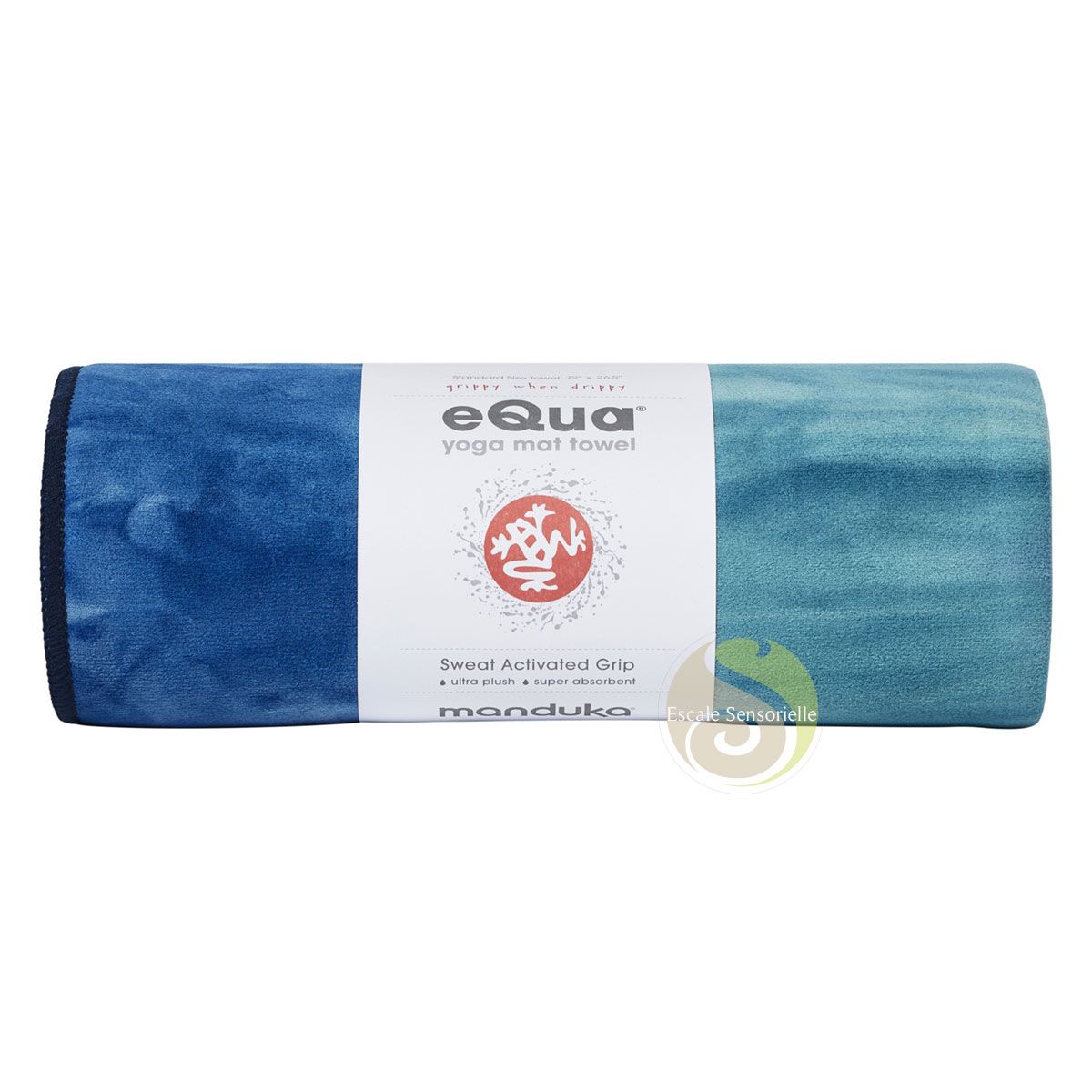 Éponge absorbante pacific blue protection tapis de yoga Manduka France