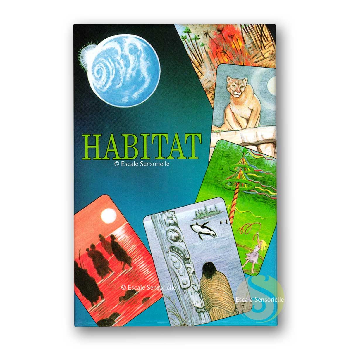 Habitat, jeu de cartes associatives métaphorique homme et nature