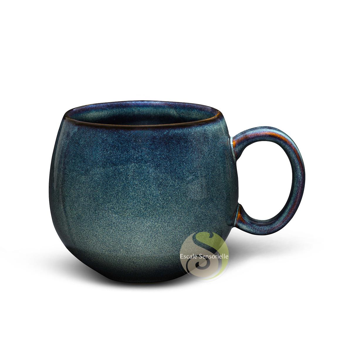 Mug céramique jianzhan blue salt lake 500ml