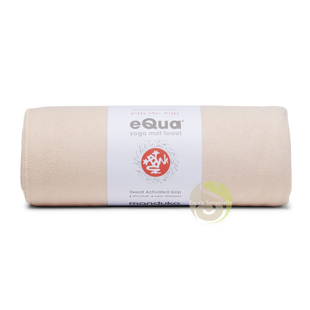 Serviette pour tapis de yoga absorbante microfibre douce Manduka morganite