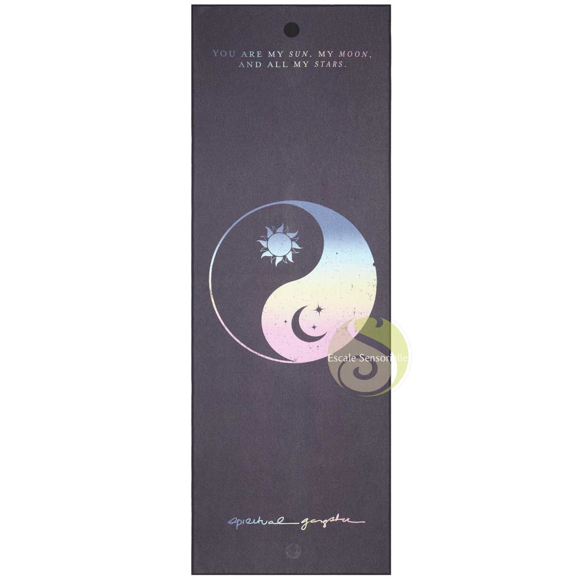 Fourniture yoga Manduka France serviette éponge yin yang