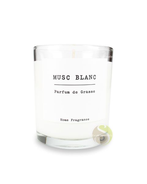 Bougie vintage musc blanc fragrance de Grasse