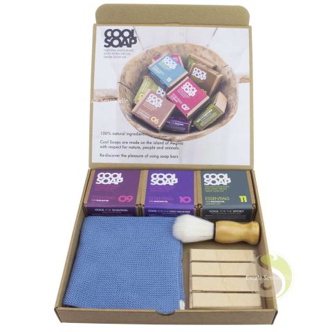 Savons rasage naturels Coop Soap coffret barbe Essential The Cool Project