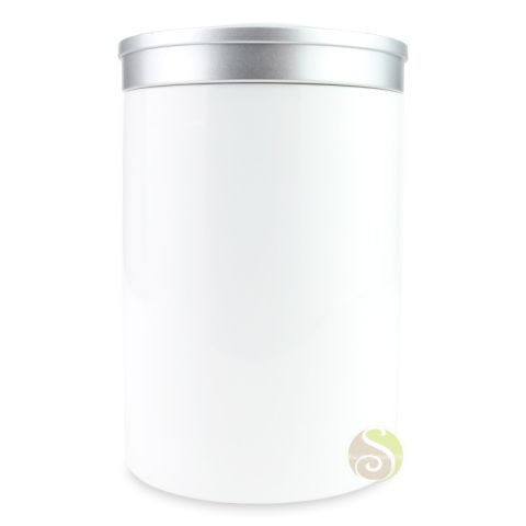 Boite ronde céramique à thé d'exception mandala avec joint d'étanchéité conservation optimale 