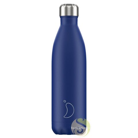Chilly's bouteille isotherme matte blue thermos sans BPA
