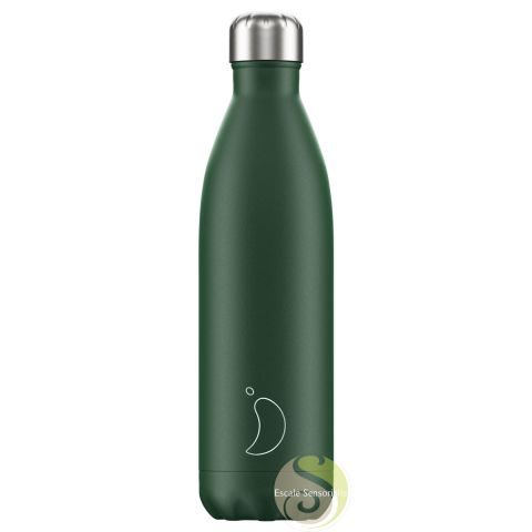 Chilly's Bottle bouteille voyage thermos matte green pratique indispensable