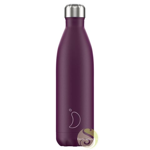 Thermos gourde Chilly's 750ml bouteille isotherme matte purple