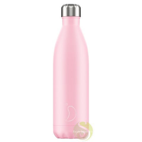 Bouteille nomade Chilly's 750ml isotherme gourde thermos pastel pink