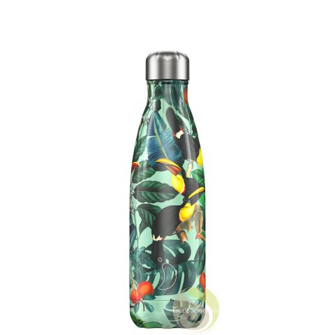 Tropical toucan Chilli's bottle bouteille thermos isotherme 500ml voyage nomade