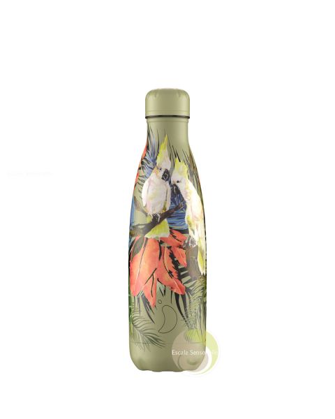 Cacatua thermos bouteille 500ml Chilli's bottle isotherme collection tropical