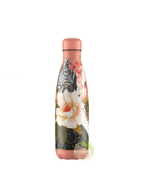 Bouteille voyage isotherme 500ml Chilli's bottle tropical toucan