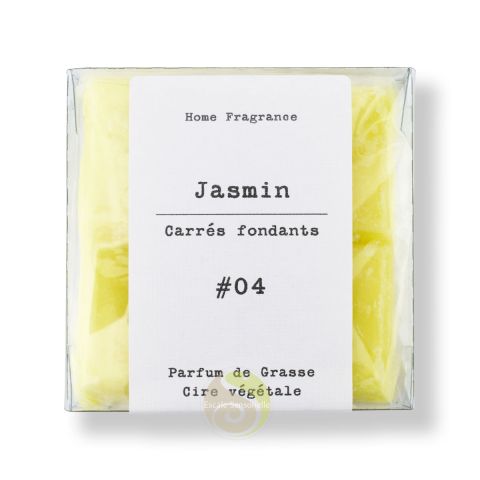 Cire parfumée carrés fondants parfum de Grasse Jasmin