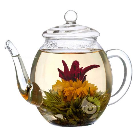 Coffret de fleurs de thé vert