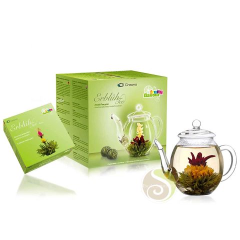 Coffret cadeau Creano fleurs de thé vert aromatisé 6 parfums