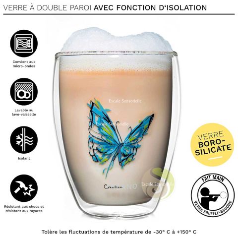 Coffret 6 verres collection colourfly