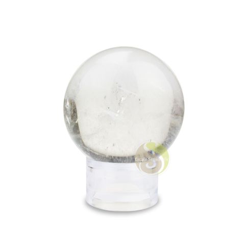 Sphère cristal de roche pierre lithothérapie naturelle minérale