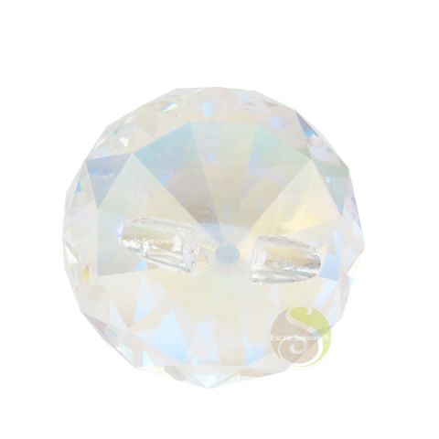Boule de cristal facettée perle foncé