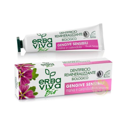 Erba Viva dentifrice bio gencive sensible certifié Natrue & Bio-organic