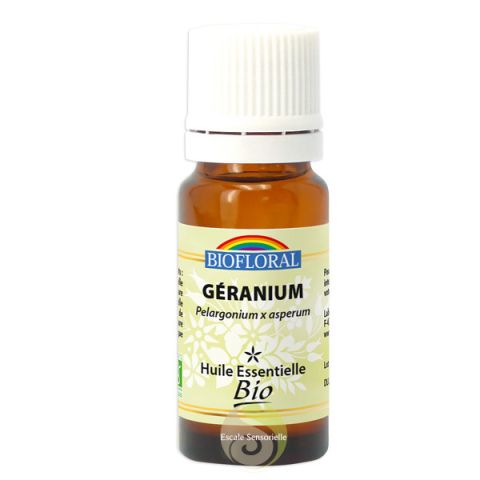 Géranium huile essentielle Bio