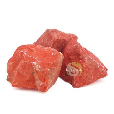 Jaspe rouge pierre minérale brute protection favorise les nouvelles idées