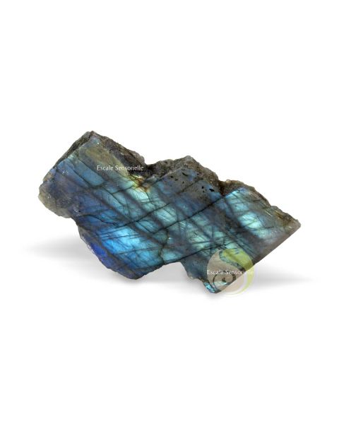 Labradorite brute multi-couleur en pierre minérale naturelle