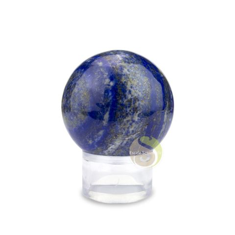 Sphère lapis lazuli qualité A supérieur favorise méditation pierre minérale naturelle 