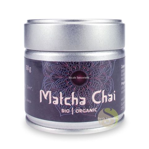 Matcha chai bio thé vert japonais épicé