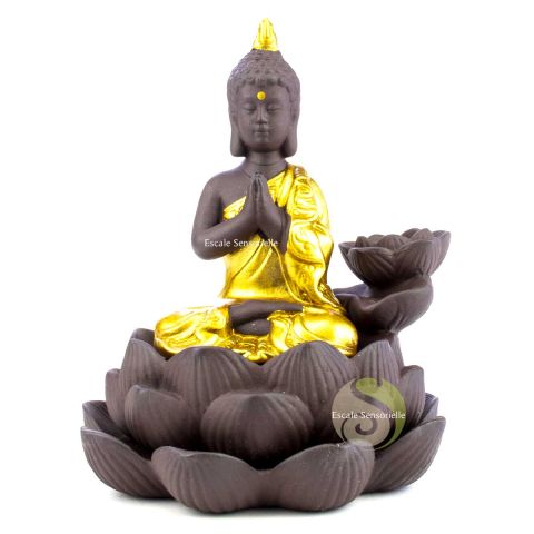 Support pour encens à refoulement Bouddha pour cônes Satya