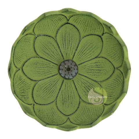 Support encens lotus vert