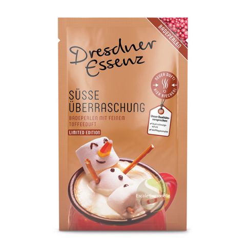 Perles de bain Dresdner Essenz douce surprise cacao caramel vegetalien