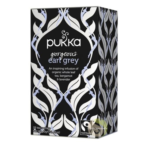 Earl grey Pukka herbs gorgeous earl grey Bio équitable thé noir